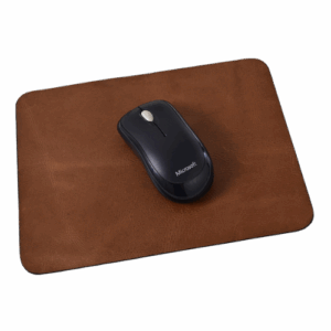 Brown Leather Mouse Pad