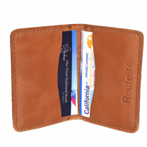 Tan Leather Card Holder
